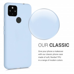 Husa pentru Google Pixel 4a 5G, Silicon, Albastru, 51727.58 - Img 4