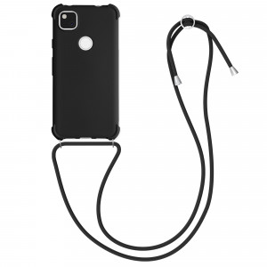 Husa pentru Google Pixel 4a, Silicon, Negru, 53842.01 - Img 1