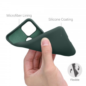 Husa pentru Google Pixel 5, Silicon, Verde, 53778.169 - Img 4