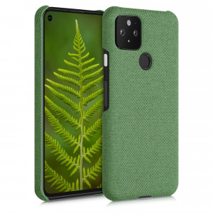 Husa pentru Google Pixel 5, Textil, Verde, 52433.07 - Img 1