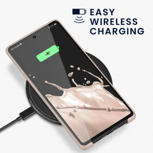 Husa pentru Google Pixel 6 Pro, Silicon, Crem, 55863.225, kwmobile - Img 7