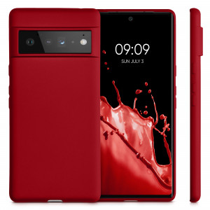 Husa pentru Google Pixel 6 Pro, Silicon, Rosu, 55856.36, kwmobile - Img 2
