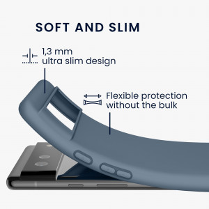 Husa pentru Google Pixel 6, Silicon, Albastru, 55434.202, kwmobile - Img 3