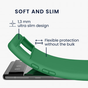 Husa pentru Google Pixel 6, Silicon, Verde, 55434.227, kwmobile - Img 3