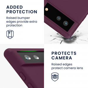 Husa pentru Google Pixel 6, Silicon, Violet, 55434.187 - Img 4