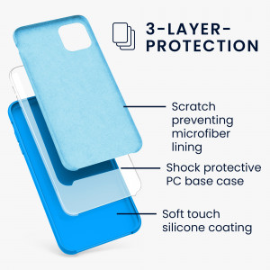 Husa pentru iPhone 11, Silicon, Albastru, 49724.157 - Img 3