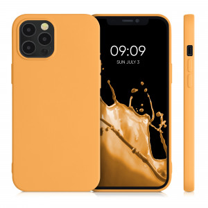 Husa pentru iPhone 12 Pro Max, Silicon, Galben, 52714.217 - Img 2