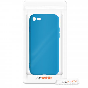 Husa pentru iPhone 8 / iPhone 7 / iPhone SE 2, Silicon, Albastru, 39458.224 - Img 7