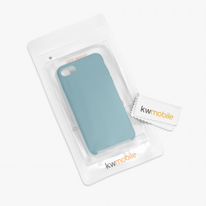 Husa pentru iPhone 8 / iPhone 7 / iPhone SE 2, Silicon, Albastru, 40225.206 - Img 8
