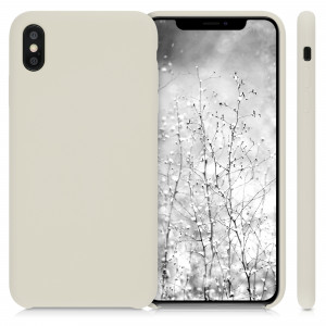 Husa pentru iPhone XS Max, Silicon, Crem, 45909.204 - Img 2
