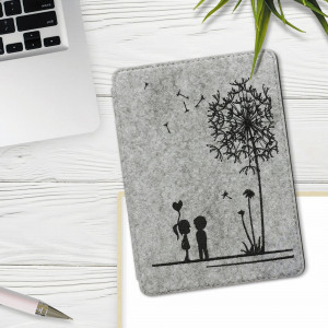 Husa pentru Kindle Paperwhite 11, Textil, Gri, kwmobile, 56260.01 - Img 3