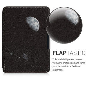 Husa pentru Kindle Paperwhite 7, Piele ecologica, Negru, 45569.06 - Img 3