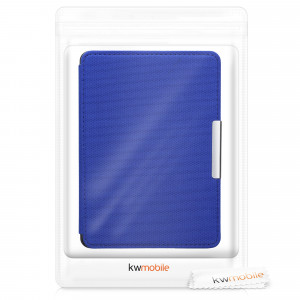 Husa pentru Kindle Paperwhite 7, Textil, Albastru, kwmobile, 49487.04 - Img 7
