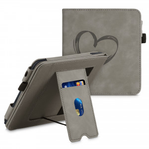 Husa pentru Kobo Libra 2, Piele ecologica, Gri, kwmobile, 56581.02 - Img 2