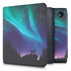 Husa pentru Kobo Libra 2, Piele ecologica, Multicolor, kwmobile, 56575.07 - Img 1