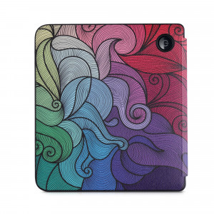 Husa pentru Kobo Libra 2, Piele ecologica, Multicolor, kwmobile, 56575.10 - Img 3