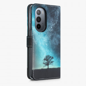 Husa pentru Motorola Edge X30 / Edge 30 Pro, Piele ecologica, Multicolor, 57062.01, kwmobile - Img 4