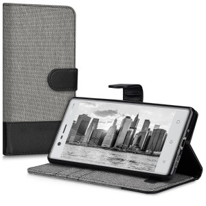 Husa pentru Nokia 3, Textil, Gri, 41108.01 - Img 2