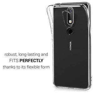 Husa pentru Nokia 5.1 Plus, Silicon, Transparent, 46195.03 - Img 3