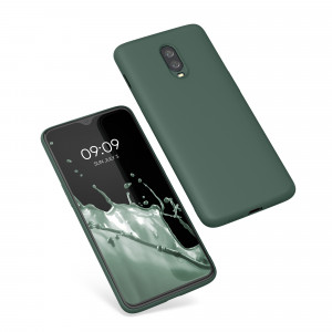 Husa pentru OnePlus 6T, Silicon, Verde, 55347.166, kwmobile - Img 2