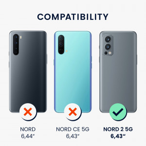 Husa pentru OnePlus Nord 2 5G, Silicon, Negru, 56070.01, kwmobile - Img 6