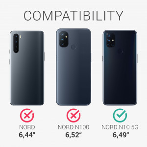 Husa pentru OnePlus Nord N10 5G, Silicon, Rosu, 53890.209, kwmobile - Img 5