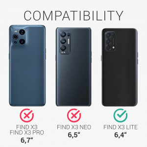 Husa pentru Oppo Find X3 Lite, Silicon, Negru, 55201.01 - Img 5