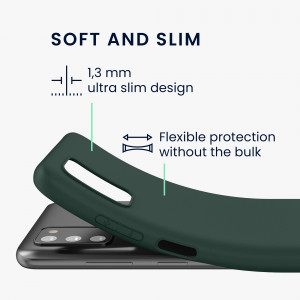 Husa pentru Samsung Galaxy A03s, Silicon, Verde, 56517.169, kwmobile - Img 3