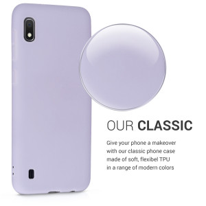 Husa pentru Samsung Galaxy A10, Silicon, Mov, 49814.108 - Img 4