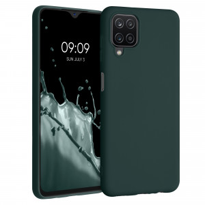 Husa pentru Samsung Galaxy A12, Silicon, Verde, 54048.169 - Img 1