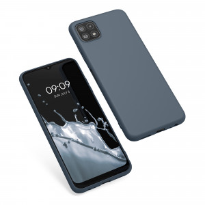 Husa pentru Samsung Galaxy A22 5G, Silicon, Albastru, 55245.202, kwmobile - Img 2