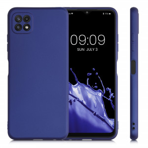 Husa pentru Samsung Galaxy A22 5G, Silicon, Albastru, 55247.64 - Img 2