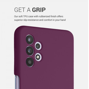 Husa pentru Samsung Galaxy A32 5G, Silicon, Violet, 54336.187 - Img 4