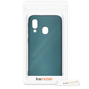 Husa pentru Samsung Galaxy A40, Silicon, Verde, 48546.14 - Img 7