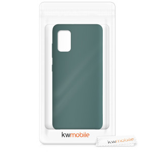 Husa pentru Samsung Galaxy A41, Silicon, Verde, 52301.169 - Img 7