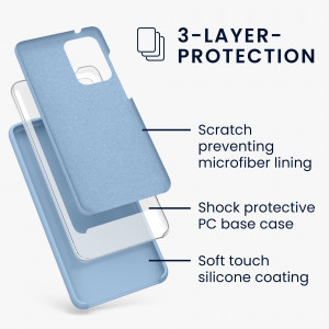 Husa pentru Samsung Galaxy A52 / Galaxy A52 5G / Galaxy A52s 5G, Silicon, Albastru, 54347.161, kwmobile - Img 3