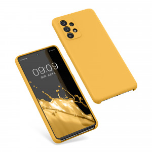 Husa pentru Samsung Galaxy A52 / Galaxy A52 5G / Galaxy A52s 5G, Silicon, Galben, 54347.191, kwmobile - Img 2