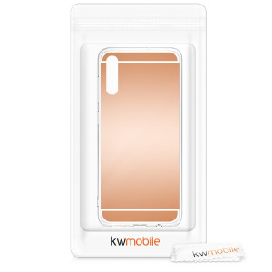 Husa pentru Samsung Galaxy A70, Silicon, Rose Gold, 49631.41 - Img 7