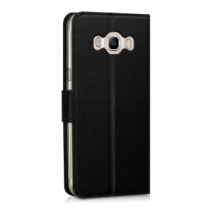 Husa pentru Samsung Galaxy J5 (2016), Piele ecologica, Negru, 39806.01 - Img 3