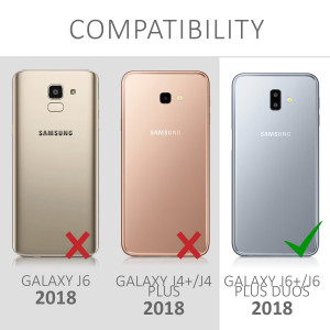 Husa pentru Samsung Galaxy J6 Plus, Silicon, Silver, 48754.42 - Img 6