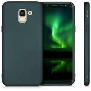 Husa pentru Samsung Galaxy J6, Silicon, Verde, 46848.14 - Img 2