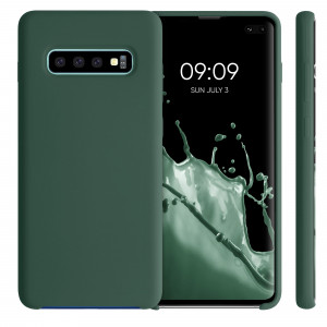 Husa pentru Samsung Galaxy S10 Plus, Silicon, Verde, 49028.169 - Img 2