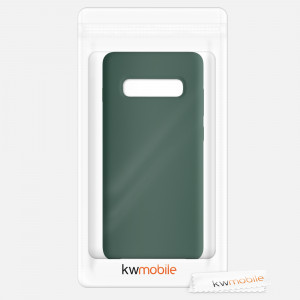 Husa pentru Samsung Galaxy S10 Plus, Silicon, Verde, 49028.169 - Img 7