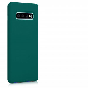 Husa pentru Samsung Galaxy S10 Plus, Silicon, Verde, 49028.184 - Img 8