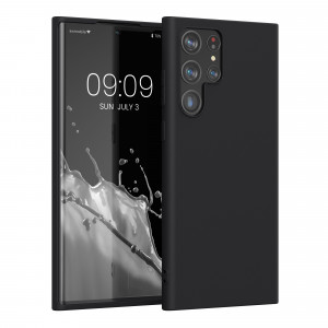 Husa pentru Samsung Galaxy S22 Ultra, Silicon, Negru, 56766.47, kwmobile - Img 1