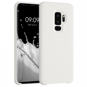 Husa pentru Samsung Galaxy S9 Plus, Silicon, Alb, 44183.48, kwmobile - Img 1