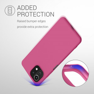 Husa pentru Xiaomi Mi 11 Lite 5G, Silicon, Roz, 54726.213, kwmobile - Img 7