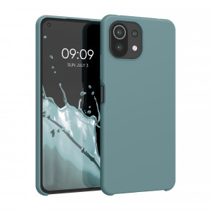 Husa pentru Xiaomi Mi 11 Lite 5G, Silicon, Verde, 54730.207, kwmobile - Img 1