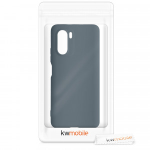 Husa pentru Xiaomi Poco F3, Silicon, Gri, 54657.202 - Img 7