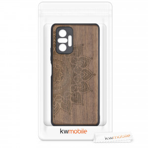 Husa pentru Xiaomi Redmi Note 10 Pro, Lemn, Maro, 55940.01 - Img 6